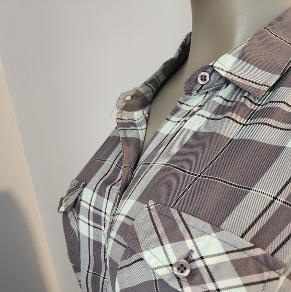 Challis Button Down Long Sleeve Shirt - Picture 8 of 10